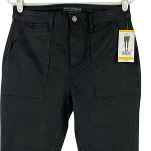 Social Standard by Sanctuary Women's Logan Stretch Black Ankle Pants Sz 8 NWT